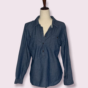 Toms Denim Button Up Shirt